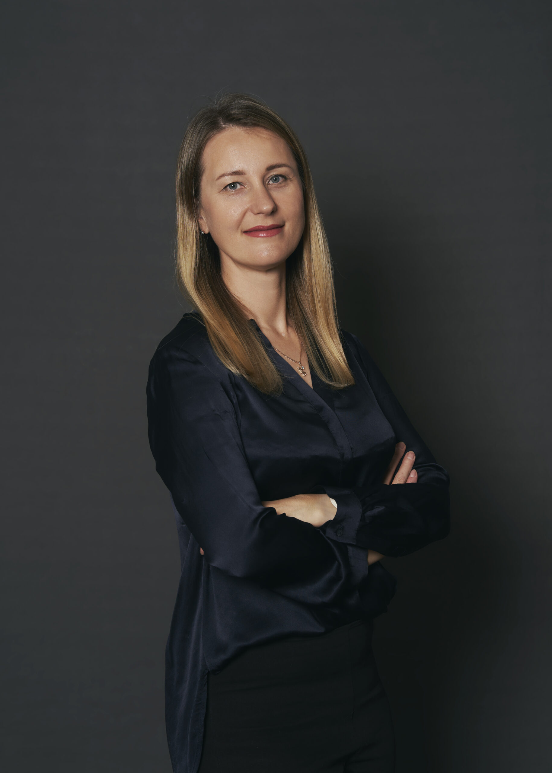 Headshot of blond business woman