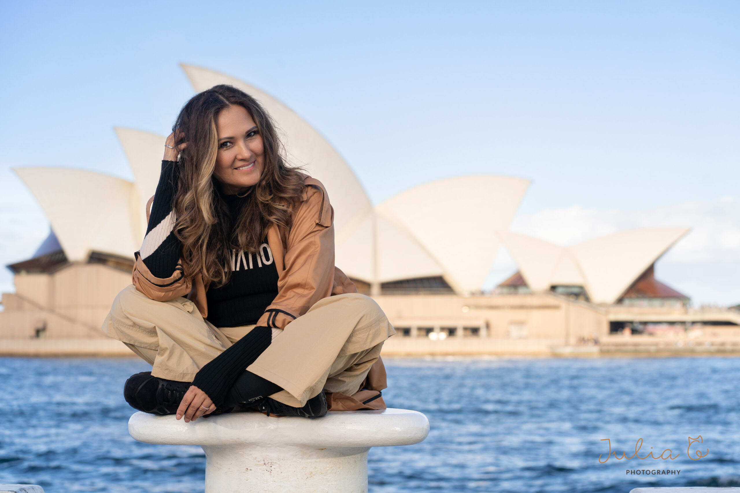 sydney opera house portrait photoshoot woman Portrait photography
